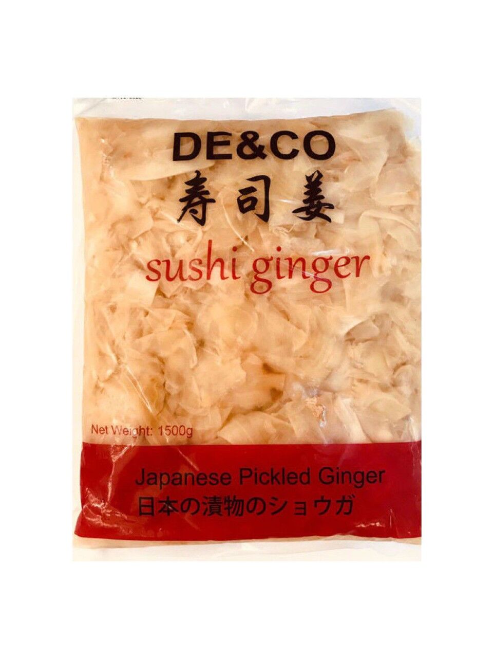 De&Co Zencefil Turşusu Beyaz Deco 1,5 kg