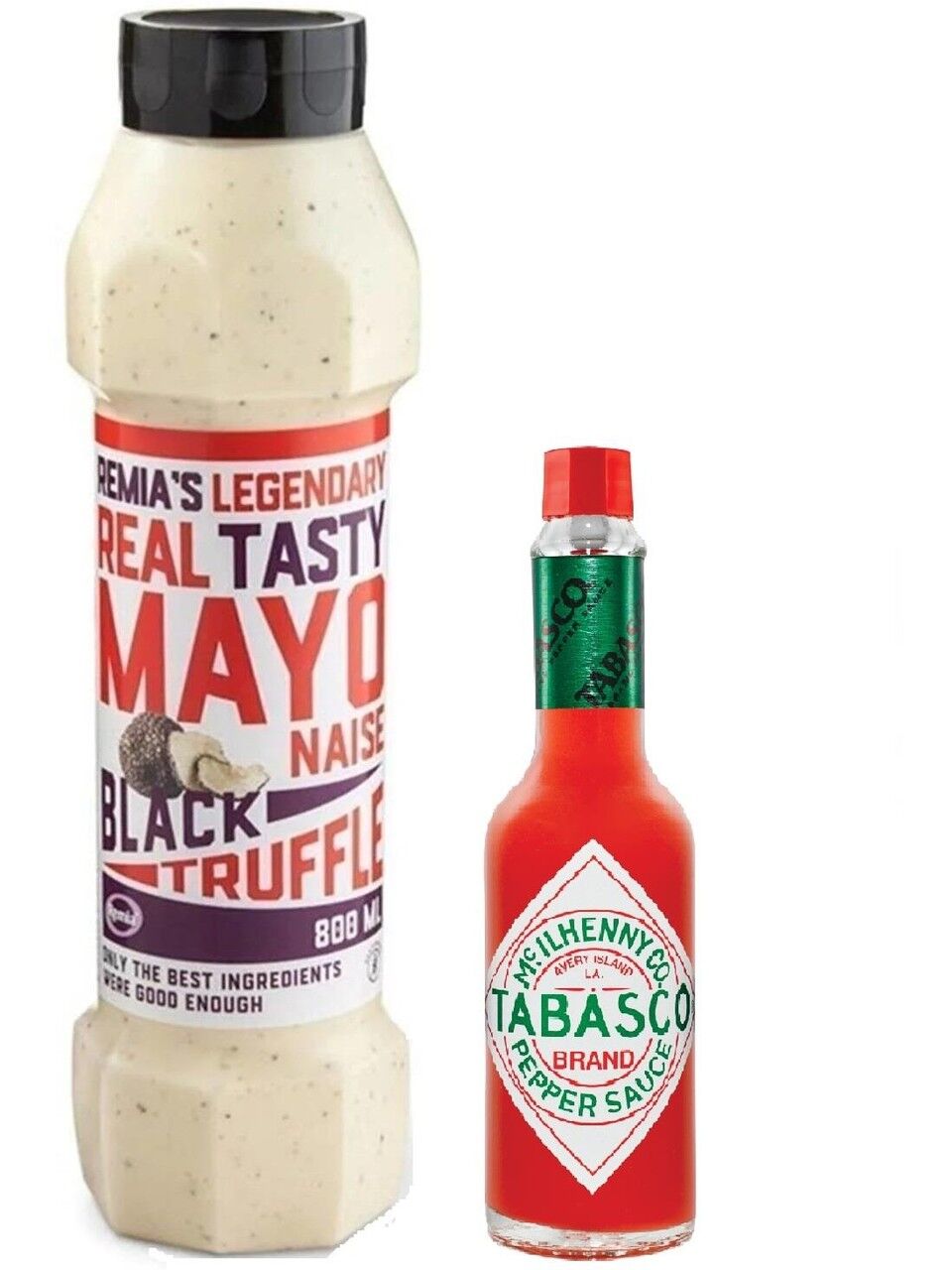 Remia Trüflü Mayonez 800 ml & Tabasco Acı Sos 60 ml