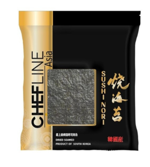 Chefline Sushi Nori Gold Yosun 50 Yaprak 125 gr 1 Adet