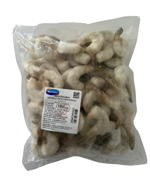 21/30 Dondurulmuş Kuyruklu Et Karides 1 Kg (Ad: 799₺)