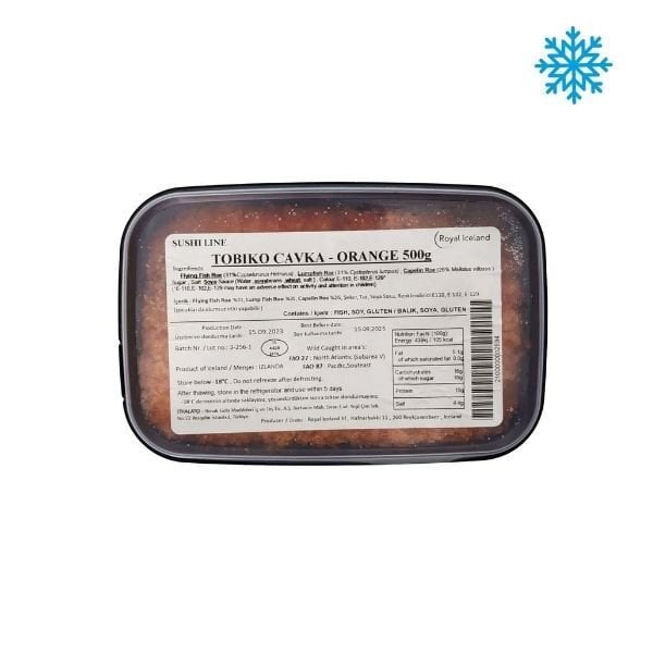 Tobiko Cavka Turuncu Uçan Balık Yumurtası 500 gr - Sea Food
