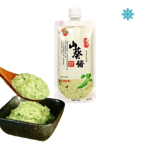 Genso İri Kıyılmış Donuk Wasabi Ezmesi 150 gr – Acı Wasabi Ezmesi