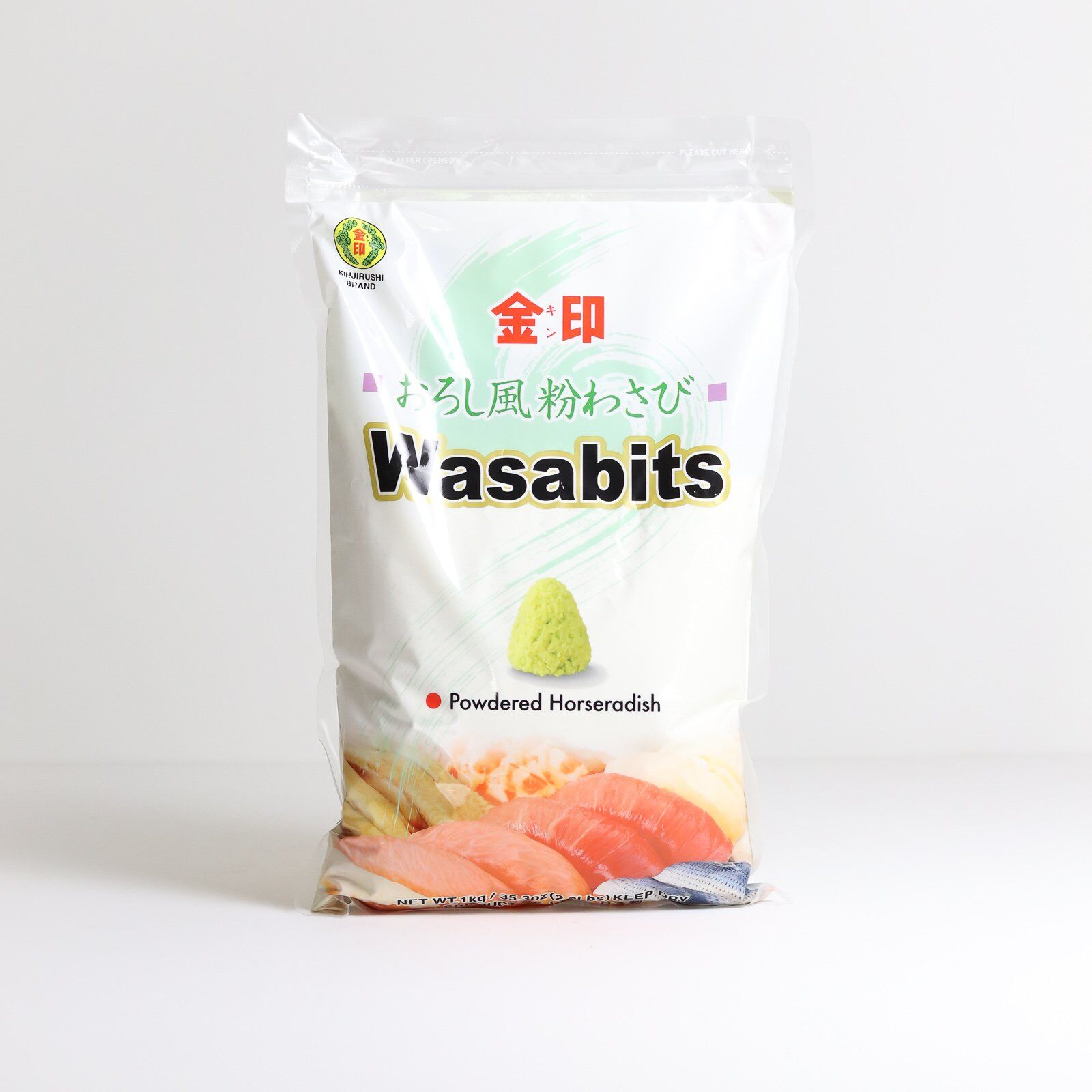 Wasabits Toz Wasabi (Powdered Horseradish) 1 kg – Japon Menşeli Profesyonel Sushi Wasabisi