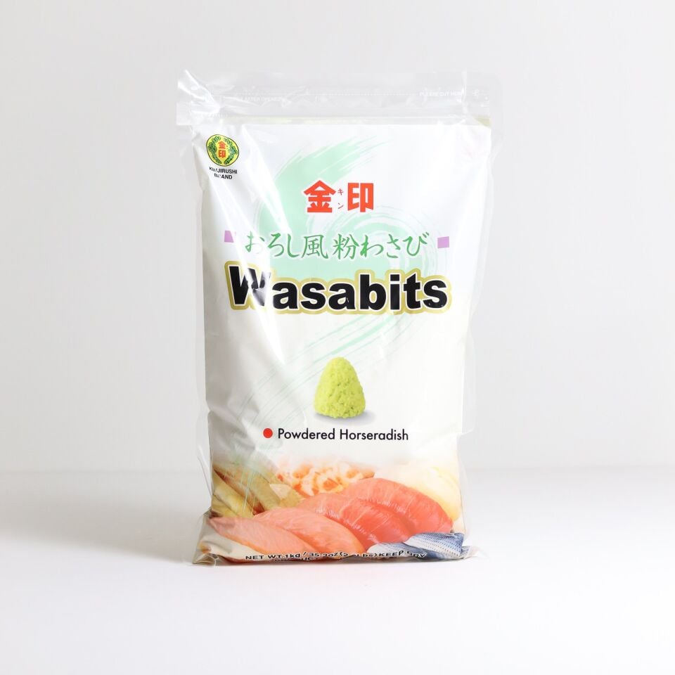 Wasabits Toz Wasabi (Powdered Horseradish) 1 kg – Japon Menşeli Profesyonel Sushi Wasabisi
